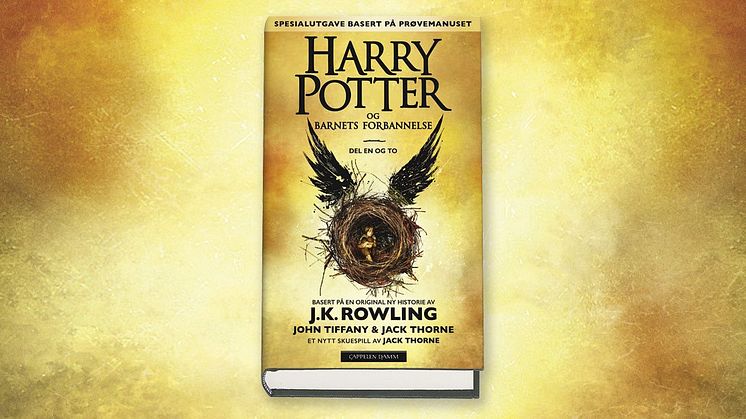 Den åttende Harry Potter-historien, "Harry Potter og Barnets forbannelse del en og to", nå ute på norsk