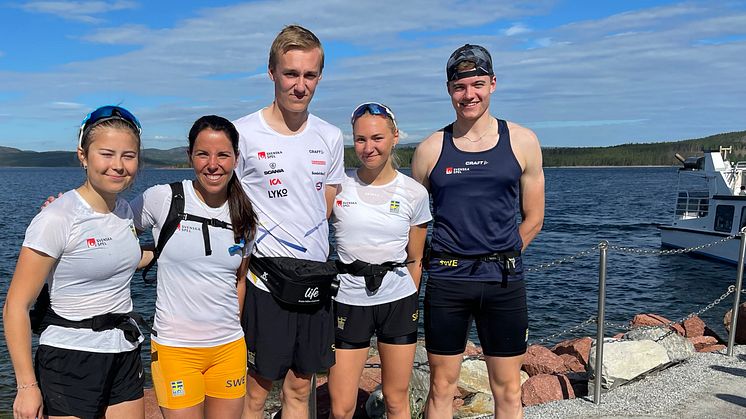 Charlotte Kalla inspirerar Team Svenska Spel juniorlandslaget på läger i sommar och höst.
