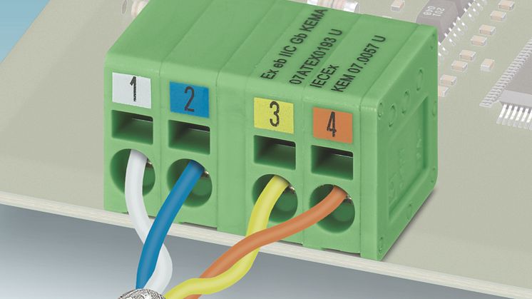 PCB terminal blocks for Profinet