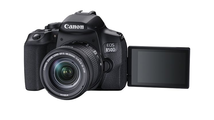 EOS850D EF-S18-55mm F4-5.6ISSTM LCD OPEN BK FSL