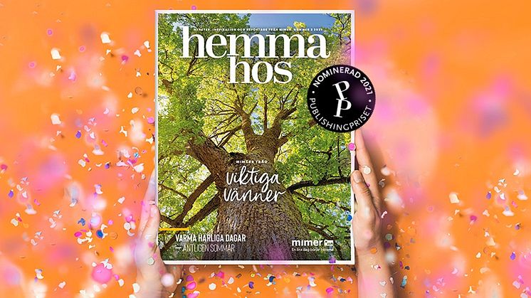 Kundtidningen Hemma Hos ges ut av kommunalägda Bostads AB Mimer