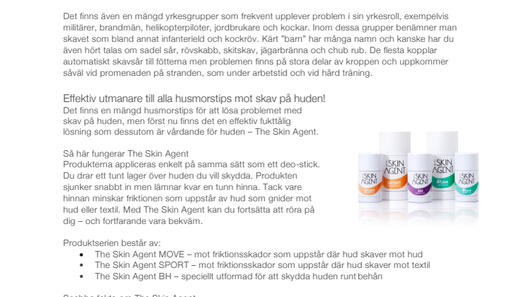 The Skin Agent - En helt ny vegansk, ekologisk svensk hudvårdsserie – med bekvämlighet som ledord
