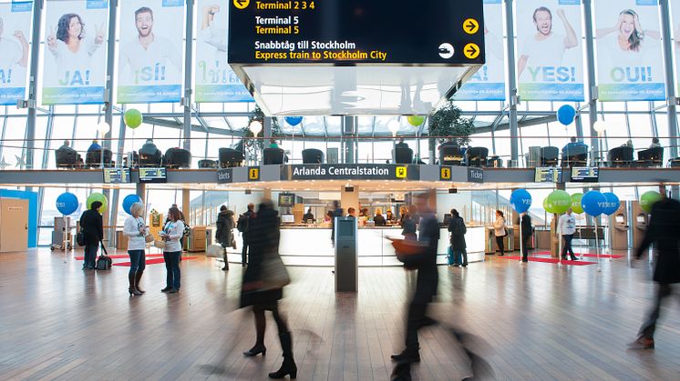 Arlanda Central. Foto: Daniel Asplund/Swedavia.