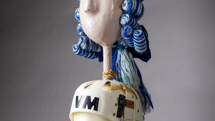 Huvuddocka, Gustav III, Nota Bene bagatelle, Jokergruppen, 1972. Göteborgs stadsmuseum. 