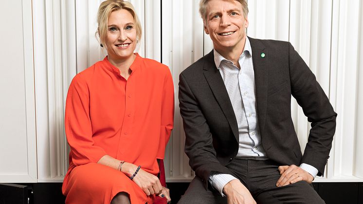 Emma Jonsteg och Per Bolund i Svensk Byggtjänsts podcast Snåret