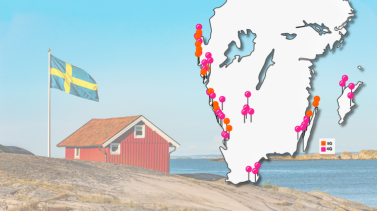 Så byggs 5G och 4G ut i sommarsverige