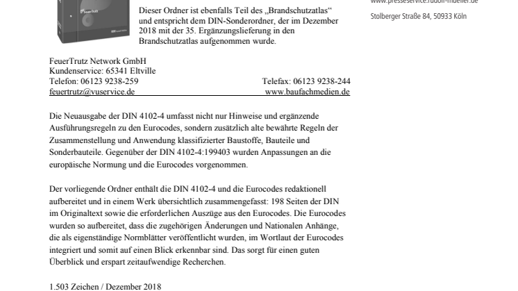 DIN 4102-4 + Eurocodes 