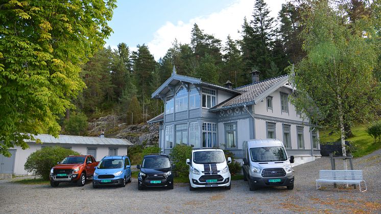 Hele bredden av Fords nyttekjøretøysortiment