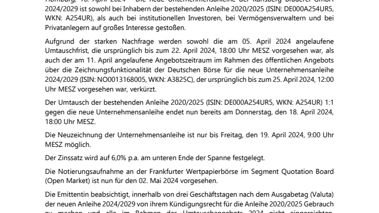 2024.04.16_ad hoc vorz. Schließung_DE final.pdf