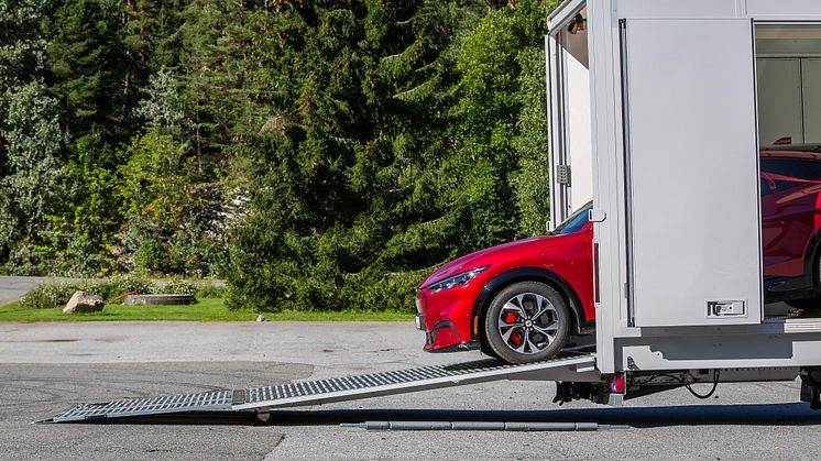 Ford Mustang Mach-E  preproduksjonsbil, Norge, Sommeren 2020