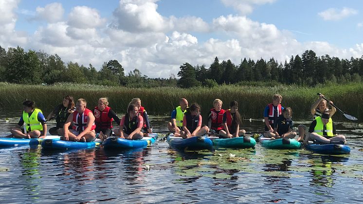 Sunnaasstiftelsen får støtte til å gjennomføre aktivitets- og rehabiliteringsleiren Brain Camp Yng de neste tre årene. Bildet er fra sommerens leir. (Foto: Sunnaasstiftelsen)
