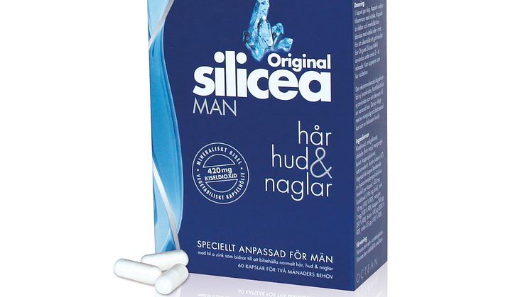 Stort intresse för Original Silicea MAN - bred distribution på apotek och i hälsofack