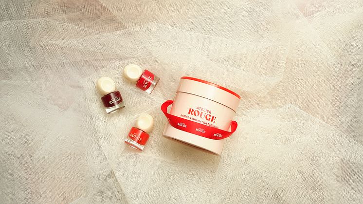 Atelier Rouge lanserar lyxiga nagelkit till gåvosäsongen - för både perfekt vårdade och lackade naglar!   