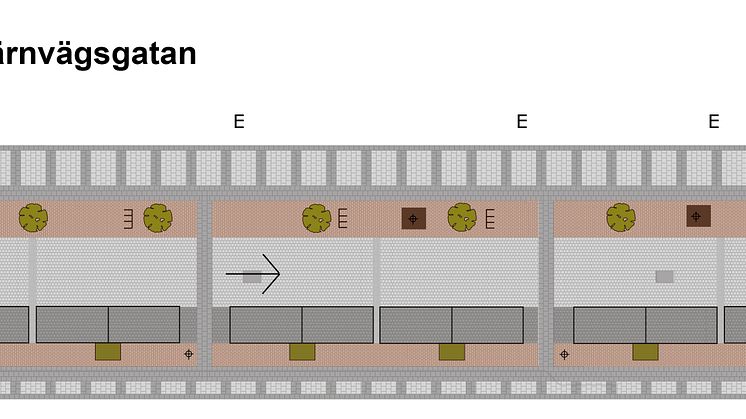 Illustration på Järnvägsgatan
