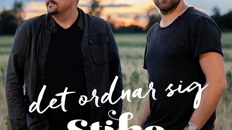 Stiko & Moraeus släpper singeln ”Det ordnar sig” nu på fredag den 10 september