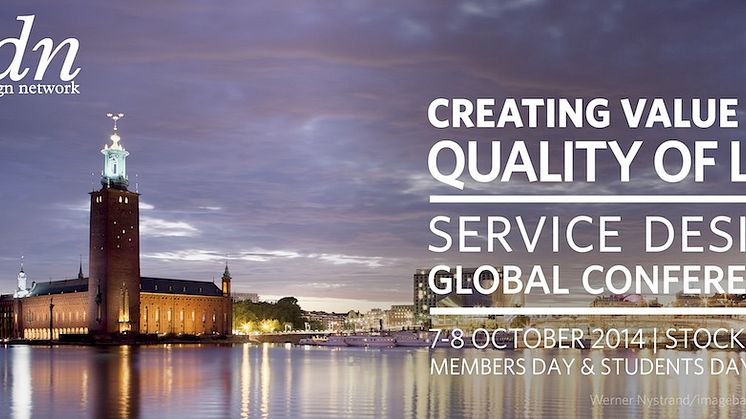 Stefan Krook talar på Service Design Global Conference