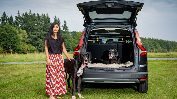 001 220815 Dacia Jogger og hunde
