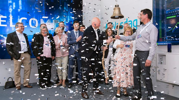 engcon makes historic entrance on Nasdaq Stockholm