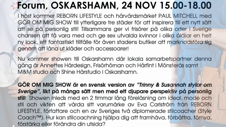GÖR OM MIG SHOW Oskarshamn 2012