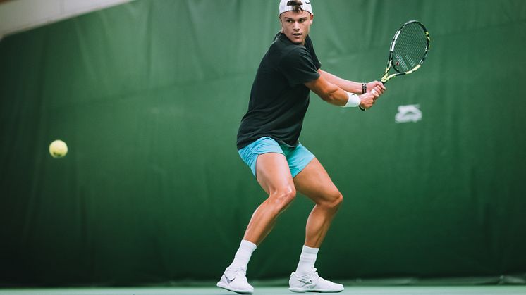 Holger Rune at the BNP Paribas Nordic Open 2023