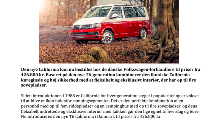 ​California – designet til oplevelser