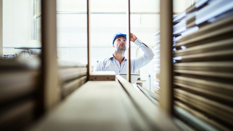 man on site