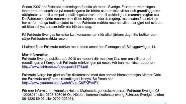 Här hittar du schyssta rosor i Kalmar inför alla hjärtans dag