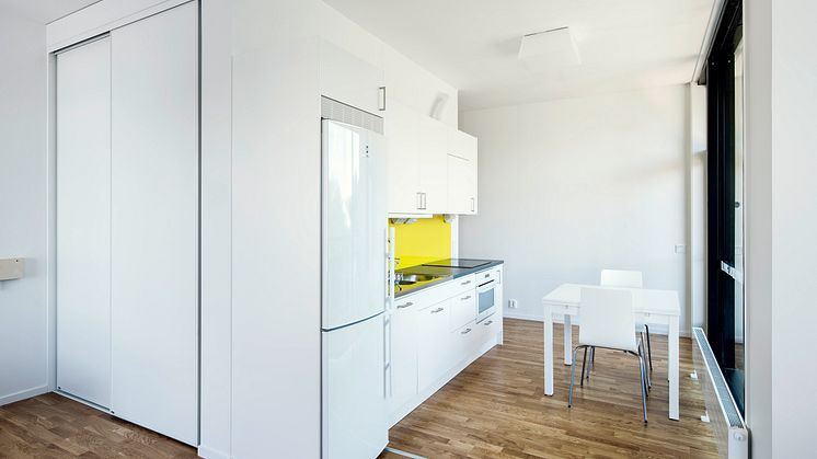 Gästforskarlägenhet i HSB Living Lab.