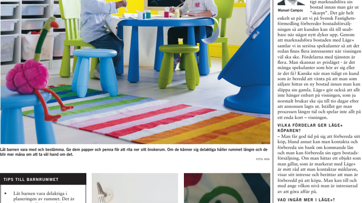 Inspiration: Barnrum, andra sidan