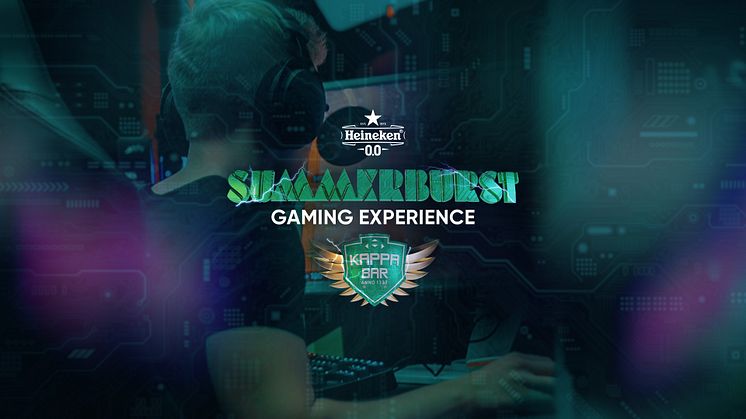 SUMMERBURST PRESENTERAR ”SUMMERBURST GAMING EXPERIENCE” OCH GÖR LIVE-GAMING TILL EN DEL AV FESTIVALEN