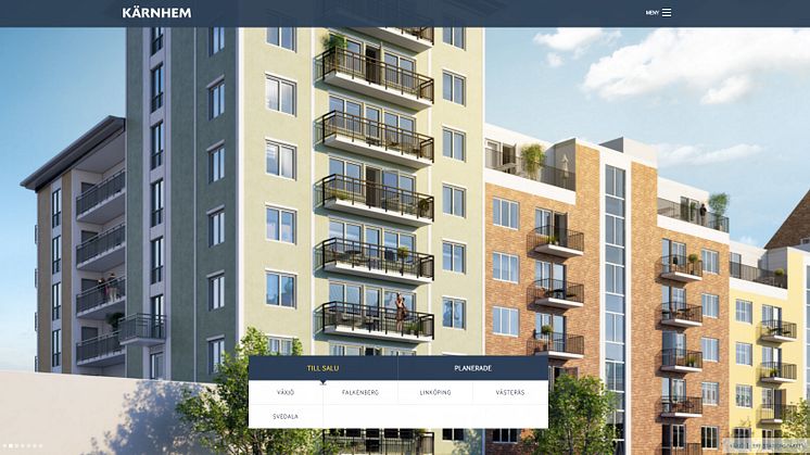 Kärnhem lanserar ny hemsida