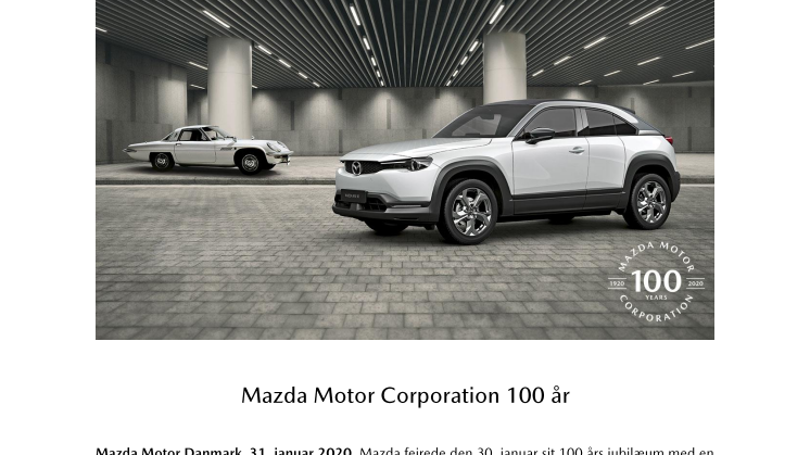 Mazda Motor Corporation 100 år