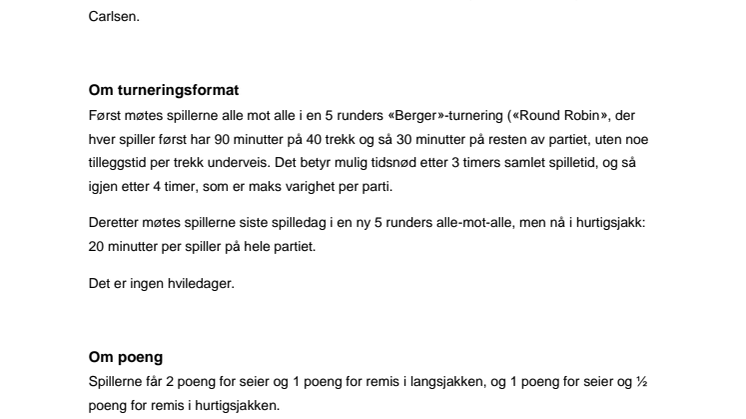 Faktaark EnterCard Chess Qualifier