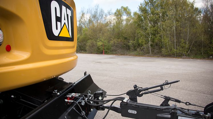 Cat M314F med integrerad Trailer ready-lösning