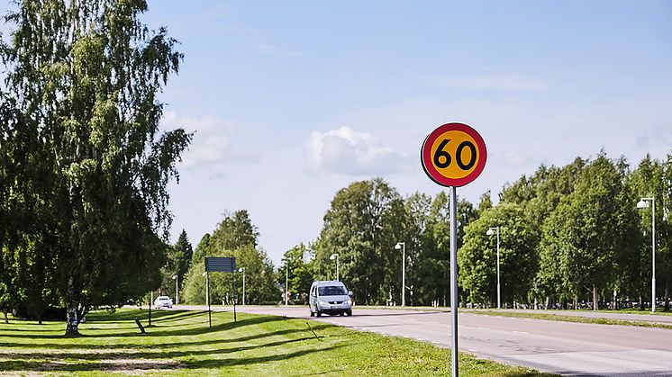 3 oktober ändras hastighetsgränserna i Norrfjärden och Rosvik. Foto: Maria Fäldt