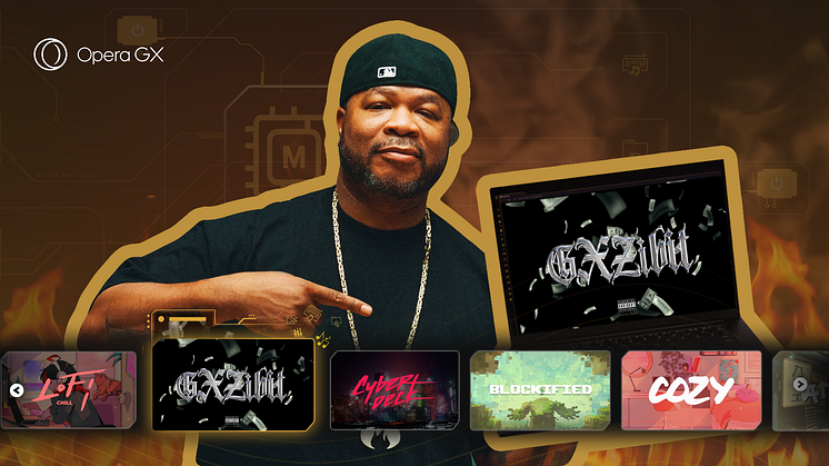 The browser for gamers partners with rapper Xzibit to introduce Mods, a new way of transforming how Opera GX looks, sounds and behaves.