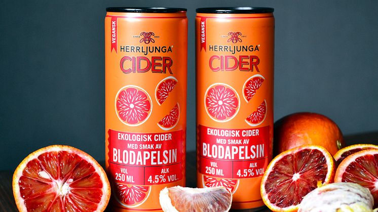 Herrljunga Cider Blodapelsin –  En frisk och fruktig nyhet på Systembolaget!