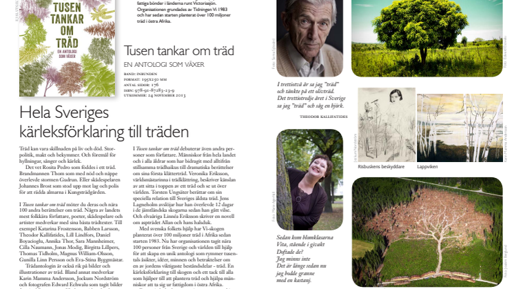 Smakprov från Tusen tankar om träd
