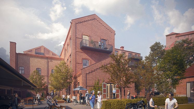 LINK Arkitektur skal transformere et gammelt spritdestilleri til et nytt boligområde. 