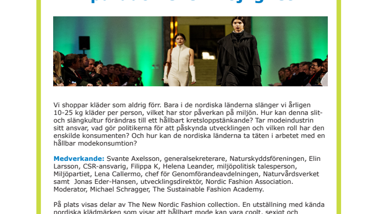 Hållbar modekonsumtion - paradox eller möjlighet?