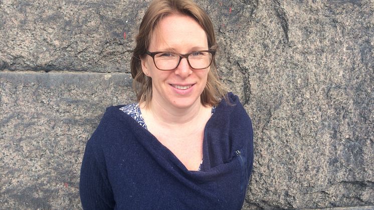 Anna Brolin, studerar till anläggningsingenjör järnväg på Nackademin