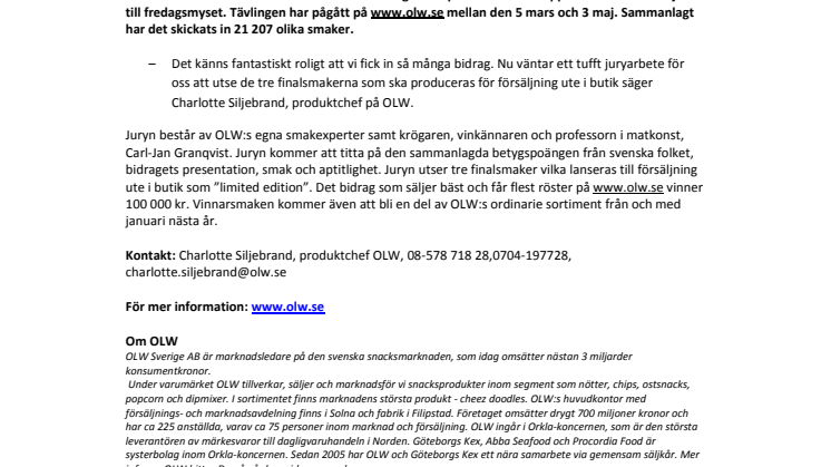 Mysmatchen blev en stor smaksuccé med över 21 000 nya svenska chipssmaker!