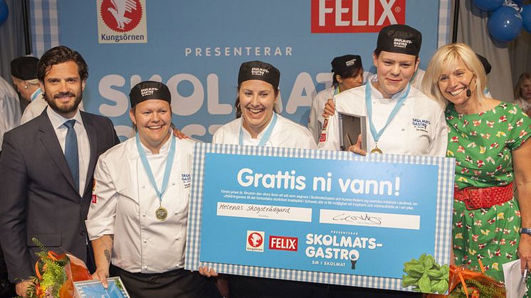 I Skövde finns Sveriges bästa skolkockar - tog hem segern i Skolmatsgastro 2014