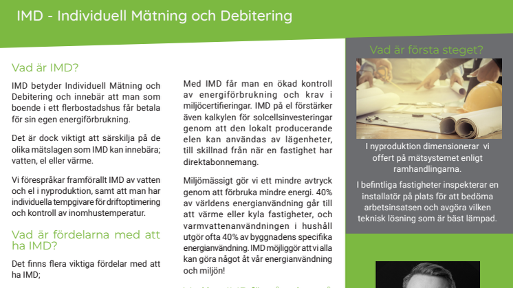 IMD - Individuell Mätning och Debitering