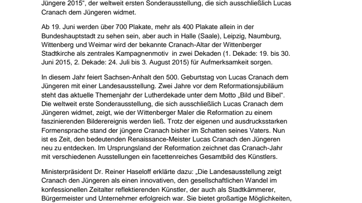 Countdown zur Landesausstellung Sachsen-Anhalt
