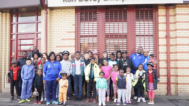 Members of African Challenge Scotland in Springburn
