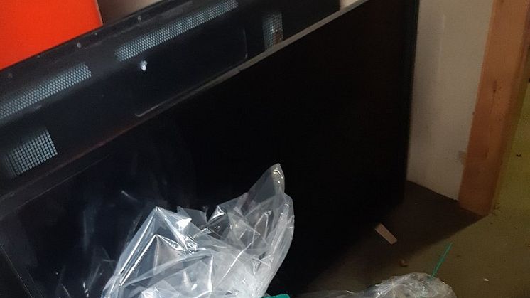 Noisy Radcliffe resident has TVs and speakers removed
