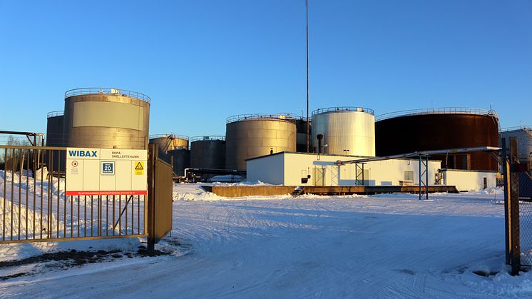 Wibax terminal i Skelleftehamn