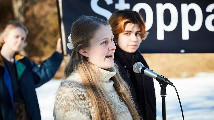 Demonstration LPL och FFF 4 mars 2022