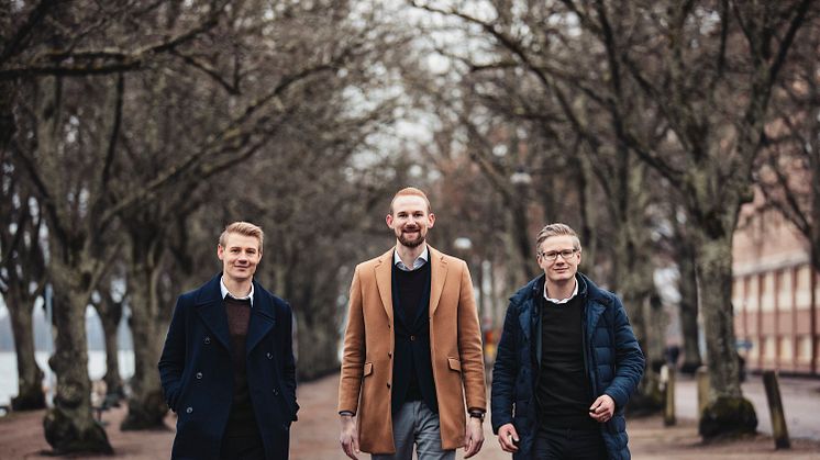 Toni Ringberg, Daniel Bohn och Eric Melkersson ska driva Växjö-kontoret.